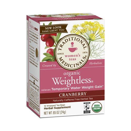 Traditional Medicinals Weightless Cranberry Organic Herbal Tea Bags - 16 Ea